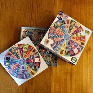 Eeboo Cats Of The World 500 Piece Round Jigsaw Puzzle